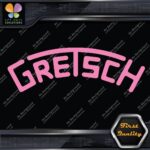 Compatible Gretsch Drums Snares Heads Arched Logo Music Vinyl Decals Stickers - Image 23