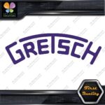 Compatible Gretsch Drums Snares Heads Arched Logo Music Vinyl Decals Stickers - Image 24