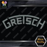 Compatible Gretsch Drums Snares Heads Arched Logo Music Vinyl Decals Stickers - Image 6