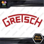 Compatible Gretsch Drums Snares Heads Arched Logo Music Vinyl Decals Stickers - Image 9