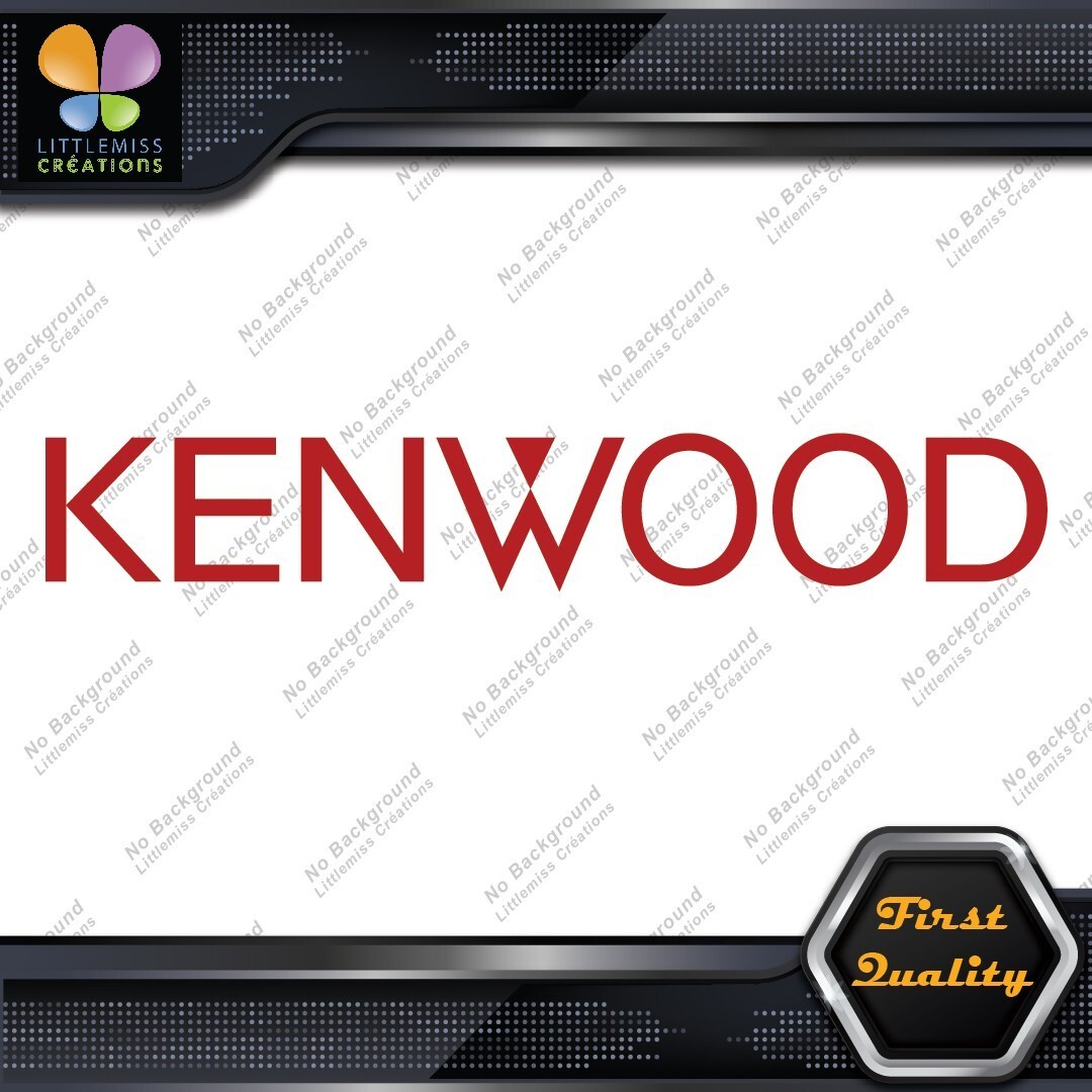 Compatible Kenwood Stereo Name Electronics Audio Logo Vinyl Decals Stickers 276845539948 Compatible Kenwood Stereo Name Electronics Audio Logo Vinyl Decals Stickers - Image 1
