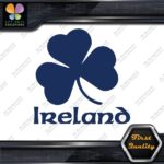 Ireland Clover Shamrock Over Name Country 3 Leaves Logo Decals Stickers Vinyl - Image 13
