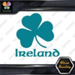 Ireland Clover Shamrock Over Name Country 3 Leaves Logo Decals Stickers Vinyl - Image 14
