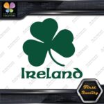 Ireland Clover Shamrock Over Name Country 3 Leaves Logo Decals Stickers Vinyl - Image 16