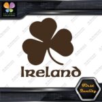 Ireland Clover Shamrock Over Name Country 3 Leaves Logo Decals Stickers Vinyl - Image 24