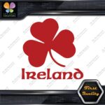 Ireland Clover Shamrock Over Name Country 3 Leaves Logo Decals Stickers Vinyl - Image 9