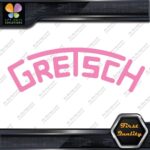 Compatible Gretsch Drums Snares Heads Arched Logo Music Vinyl Decals Stickers - Image 27