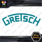 Compatible Gretsch Drums Snares Heads Arched Logo Music Vinyl Decals Stickers - Image 26