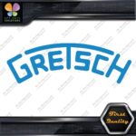 Compatible Gretsch Drums Snares Heads Arched Logo Music Vinyl Decals Stickers - Image 29