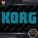 Compatible Korg Drums Name Synthesizers Musical Logo Vinyl Decals Stickers - Image 13