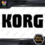 Compatible Korg Drums Name Synthesizers Musical Logo Vinyl Decals Stickers