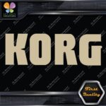 Compatible Korg Drums Name Synthesizers Musical Logo Vinyl Decals Stickers - Image 20