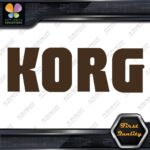 Compatible Korg Drums Name Synthesizers Musical Logo Vinyl Decals Stickers - Image 21
