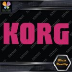 Compatible Korg Drums Name Synthesizers Musical Logo Vinyl Decals Stickers - Image 22