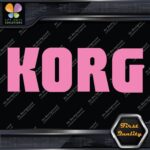 Compatible Korg Drums Name Synthesizers Musical Logo Vinyl Decals Stickers - Image 23