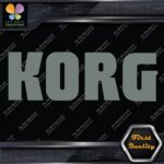 Compatible Korg Drums Name Synthesizers Musical Logo Vinyl Decals Stickers - Image 4