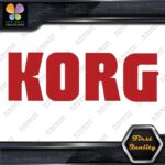 Compatible Korg Drums Name Synthesizers Musical Logo Vinyl Decals Stickers - Image 8