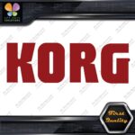 Compatible Korg Drums Name Synthesizers Musical Logo Vinyl Decals Stickers - Image 9