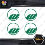 Compatible Work Wheels Rims Circle Emblem Pack 4 MINI SIZE Decals Stickers Vinyl - Image 15