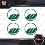 Compatible Work Wheels Rims Circle Emblem Pack 4 MINI SIZE Decals Stickers Vinyl - Image 16
