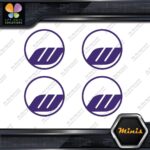Compatible Work Wheels Rims Circle Emblem Pack 4 MINI SIZE Decals Stickers Vinyl - Image 22