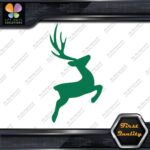 Deer Jumping Male Stag Buck Antlers Plume Hunting Reindeer Decals Stickers Vinyl - Image 15
