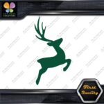 Deer Jumping Male Stag Buck Antlers Plume Hunting Reindeer Decals Stickers Vinyl - Image 16