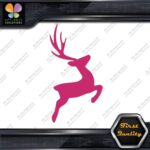 Deer Jumping Male Stag Buck Antlers Plume Hunting Reindeer Decals Stickers Vinyl - Image 20