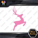 Deer Jumping Male Stag Buck Antlers Plume Hunting Reindeer Decals Stickers Vinyl - Image 21