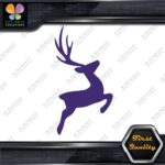 Deer Jumping Male Stag Buck Antlers Plume Hunting Reindeer Decals Stickers Vinyl - Image 22
