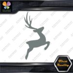 Deer Jumping Male Stag Buck Antlers Plume Hunting Reindeer Decals Stickers Vinyl - Image 4