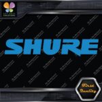 Compatible Shure Microphones Loudspeakers Name Musical Vinyl Decals Stickers - Image 11