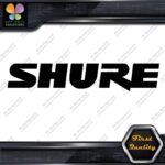Compatible Shure Microphones Loudspeakers Name Musical Vinyl Decals Stickers