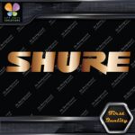 Compatible Shure Microphones Loudspeakers Name Musical Vinyl Decals Stickers - Image 19