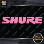 Compatible Shure Microphones Loudspeakers Name Musical Vinyl Decals Stickers - Image 21