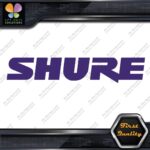 Compatible Shure Microphones Loudspeakers Name Musical Vinyl Decals Stickers - Image 22