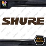 Compatible Shure Microphones Loudspeakers Name Musical Vinyl Decals Stickers - Image 23