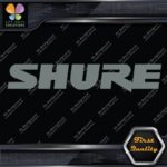 Compatible Shure Microphones Loudspeakers Name Musical Vinyl Decals Stickers - Image 5