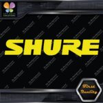 Compatible Shure Microphones Loudspeakers Name Musical Vinyl Decals Stickers - Image 6