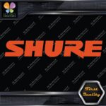 Compatible Shure Microphones Loudspeakers Name Musical Vinyl Decals Stickers - Image 8