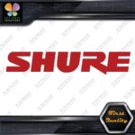 Compatible Shure Microphones Loudspeakers Name Musical Vinyl Decals Stickers - Image 9