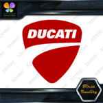 Compatible with Ducati Badge Patch Crest Logo Motorcycles Vinyl Decals Stickers