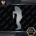 Bigfoot Sasquatch Yeti Holding Fish Sideview Monsters Decals Stickers Vinyl - Image 18