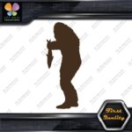 Bigfoot Sasquatch Yeti Holding Fish Sideview Monsters Decals Stickers Vinyl - Image 24