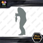 Bigfoot Sasquatch Yeti Holding Fish Sideview Monsters Decals Stickers Vinyl - Image 4