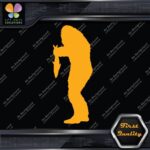 Bigfoot Sasquatch Yeti Holding Fish Sideview Monsters Decals Stickers Vinyl - Image 6