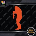 Bigfoot Sasquatch Yeti Holding Fish Sideview Monsters Decals Stickers Vinyl - Image 7