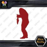 Bigfoot Sasquatch Yeti Holding Fish Sideview Monsters Decals Stickers Vinyl - Image 9