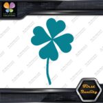 Clover Leaf 4 Four Petals Lucky Irish Shamrock Leaves Decals Stickers Vinyl - Image 14
