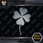 Clover Leaf 4 Four Petals Lucky Irish Shamrock Leaves Decals Stickers Vinyl - Image 18